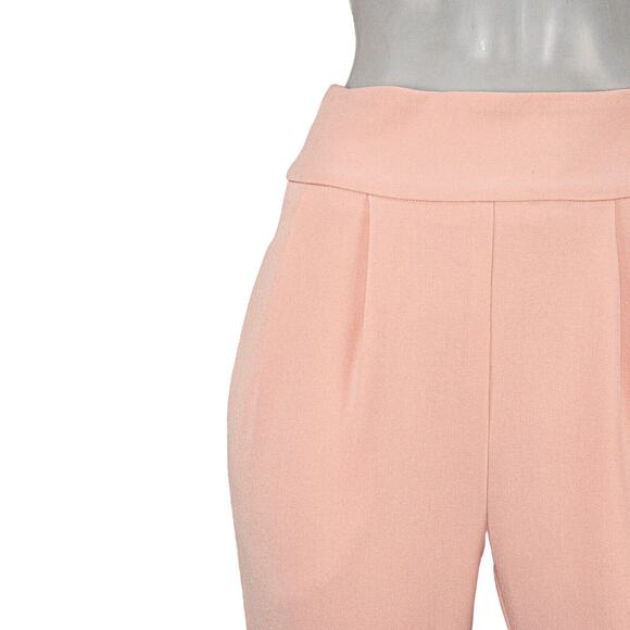 Odd Muse London Women’s Pink Pleated High Rise Ankle Zip Trousers XS NWT - Picture 10 of 14